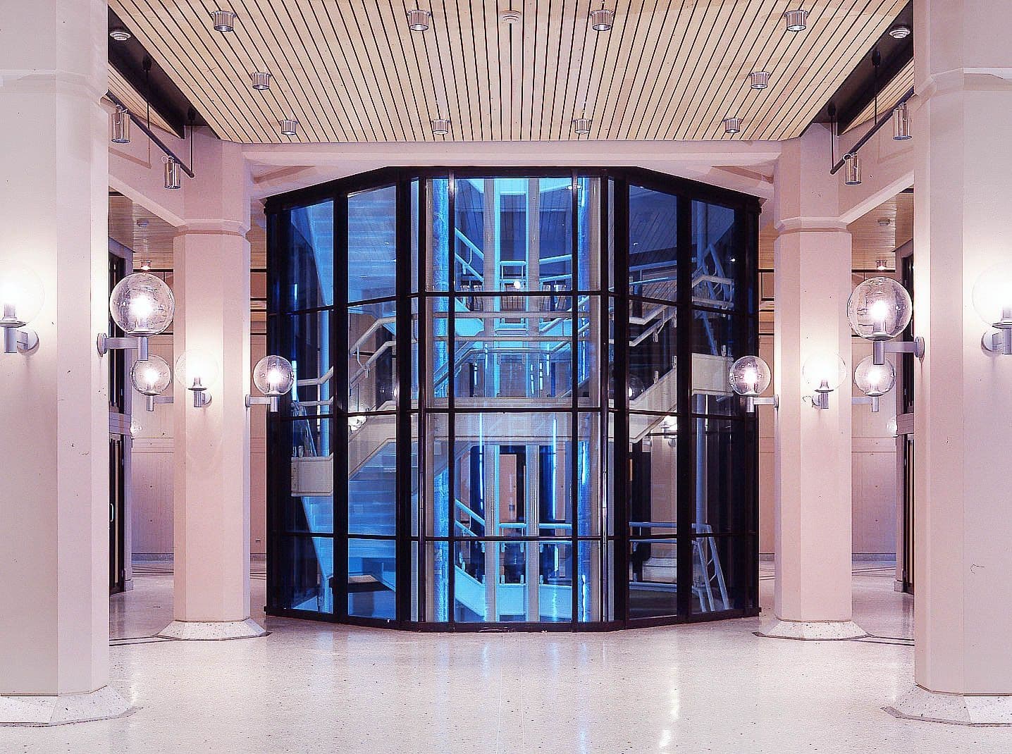 Ruskin Punch, for Anthony C. Lewis and Associates: Eric Williams Financial complex, Port of Spain, Trinidad (1978). Photograph courtesy of ACLA Architecture