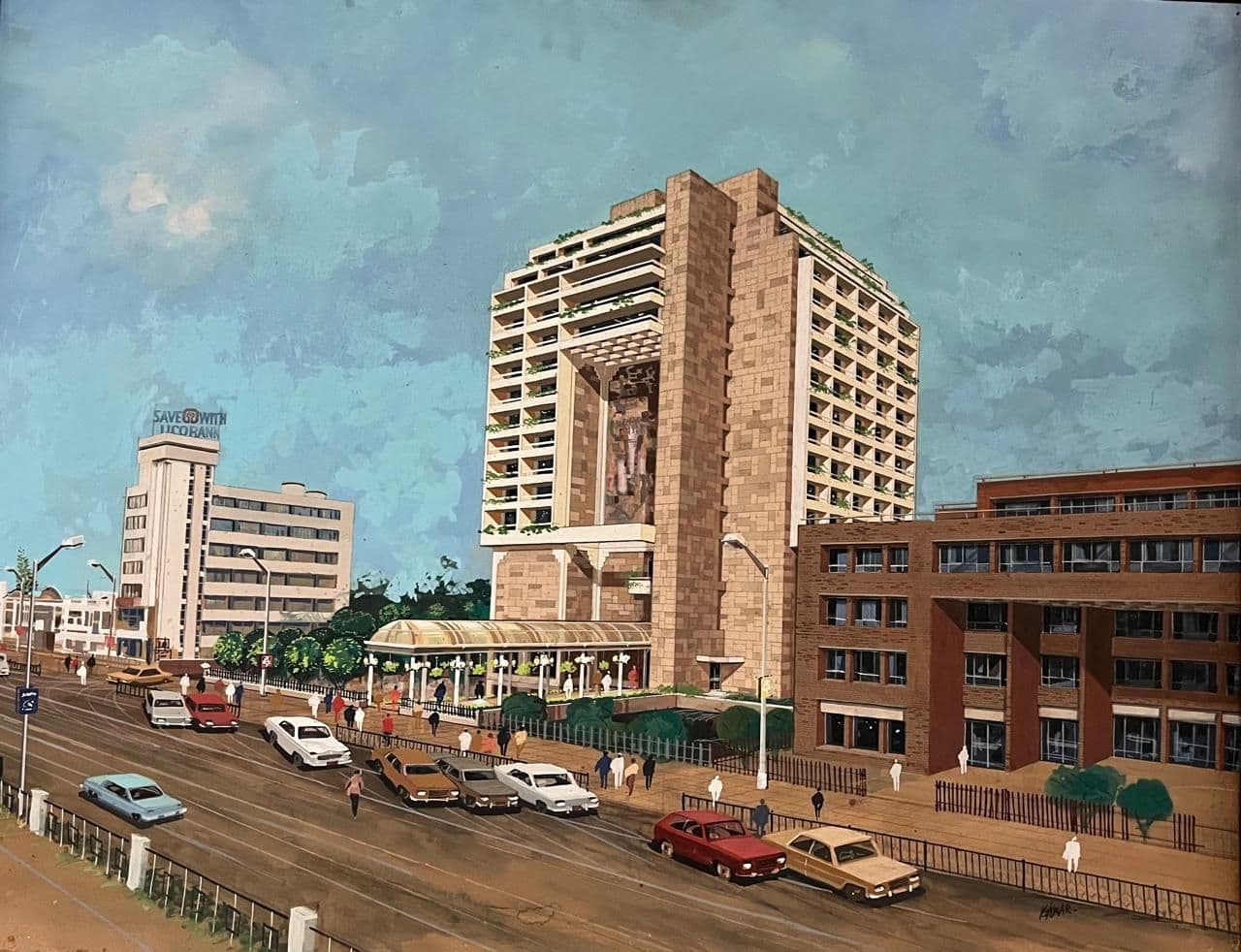 Thomas Associates, Barton Centre, Bengaluru, 1990. Photo: Thomas Associates