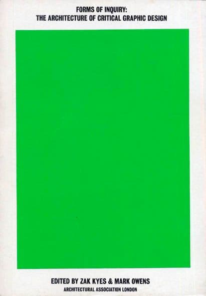 Cover artwork for Forms of Inquiry Annex