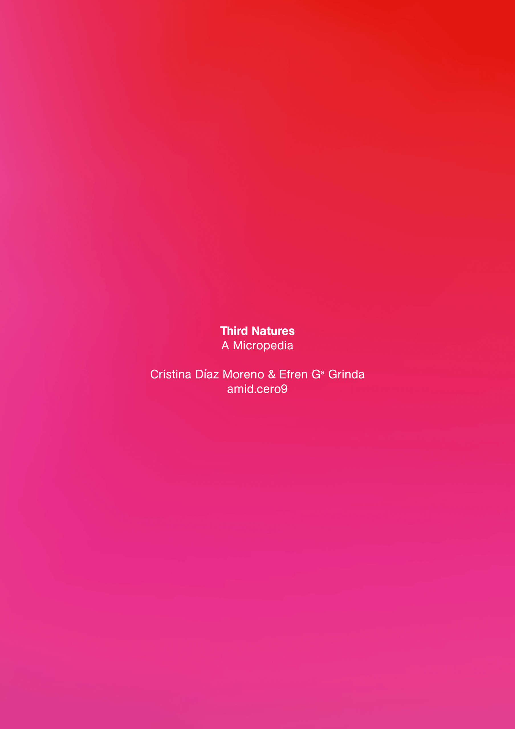 Cover artwork for Third Natures