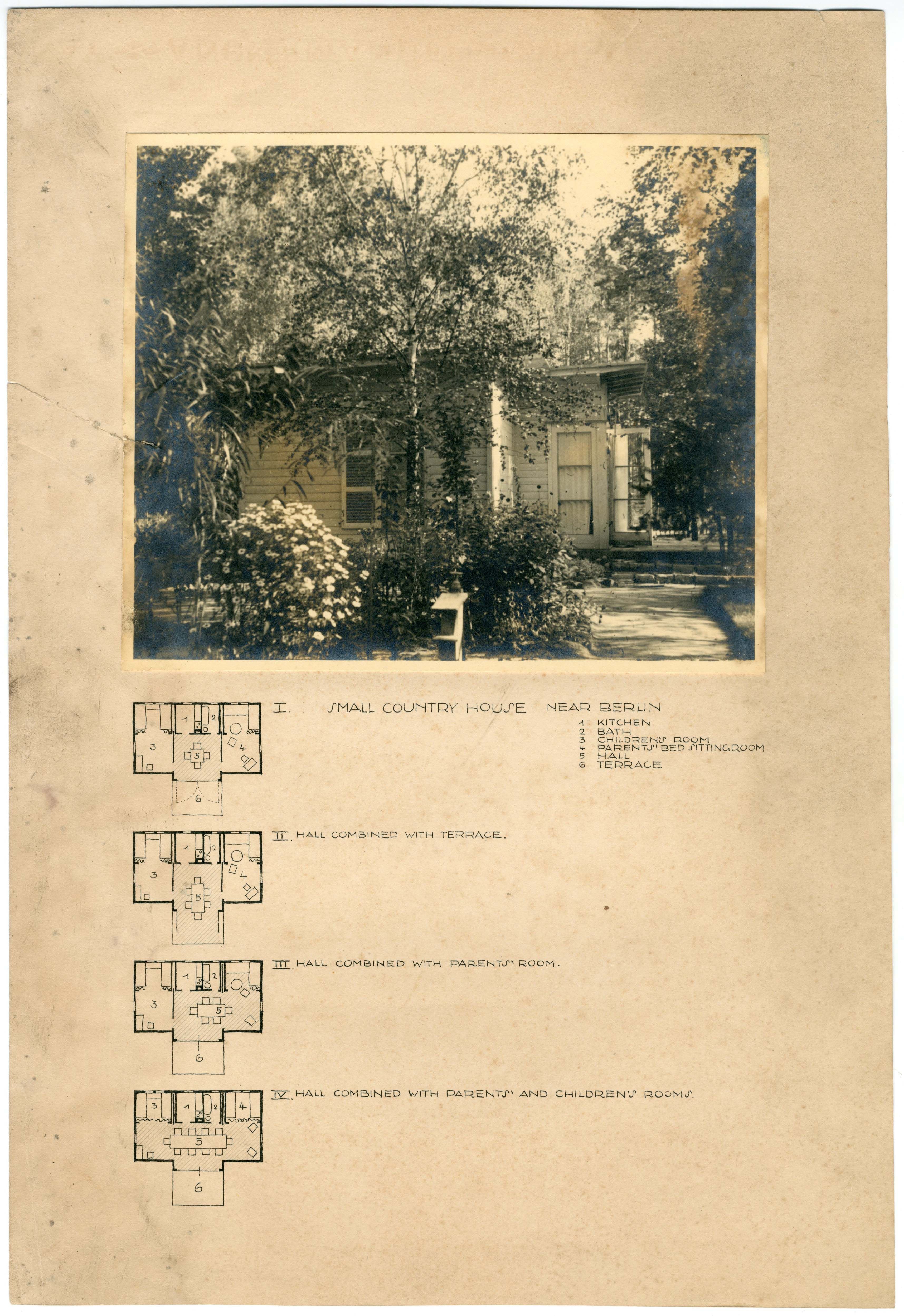 Otto Koenigsberger. Small Country House near Berlin, c1930. Credit: AA Archives: 2012:P148