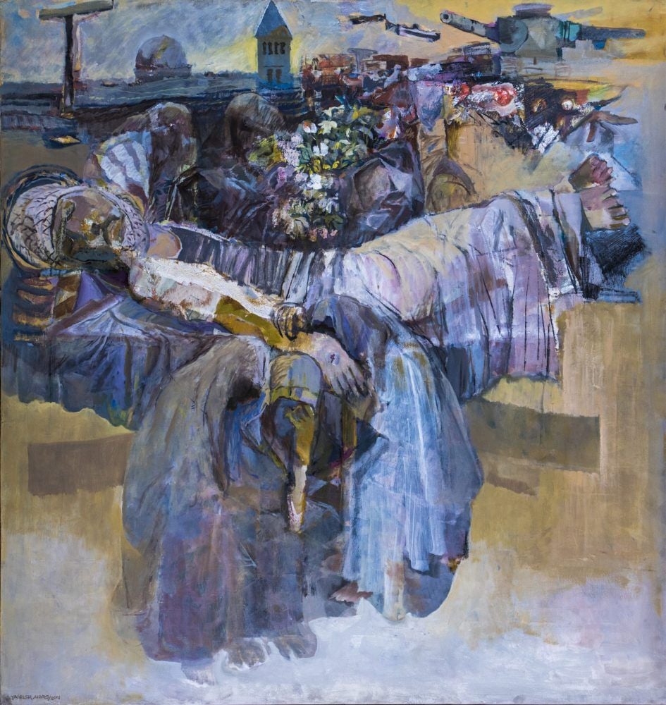 Tagelsir Ahmed, 'Pieta,' 2001. Jordan National Gallery of Fine Art, Amman, Jordan.