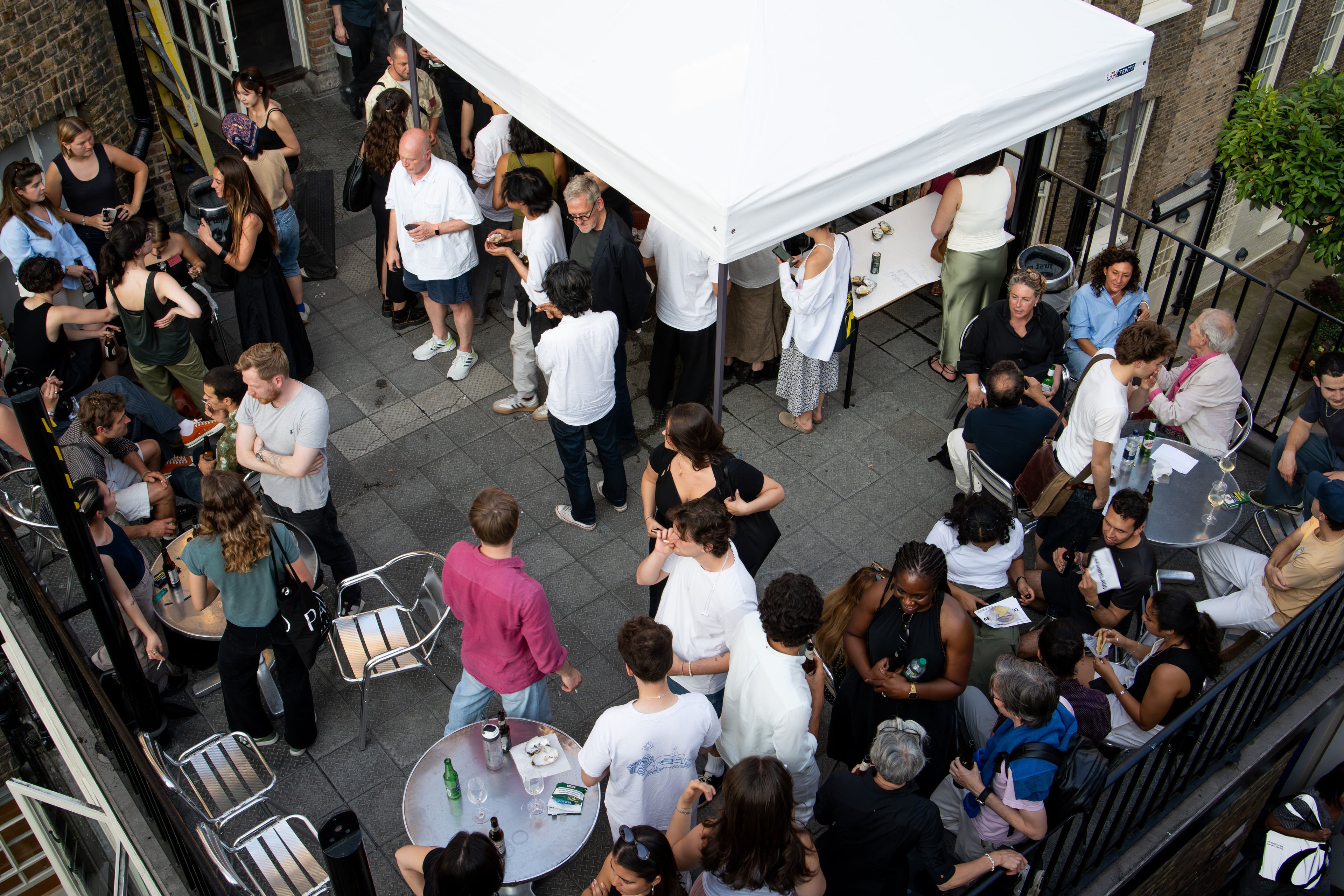 Guests on the AA Terrace during AA Projects Review