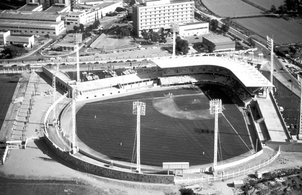 Mario Corea Arquitectura, Olympic Baseball Stadium, Barcelona, 1991.