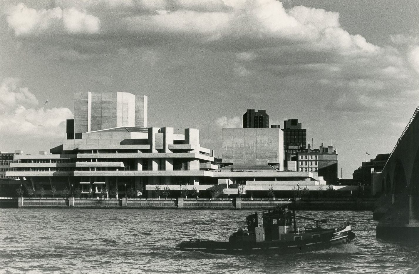 Denys Lasdun and Partners, Royal National Theatre, Southbank, London. Photographer: Donald Mill