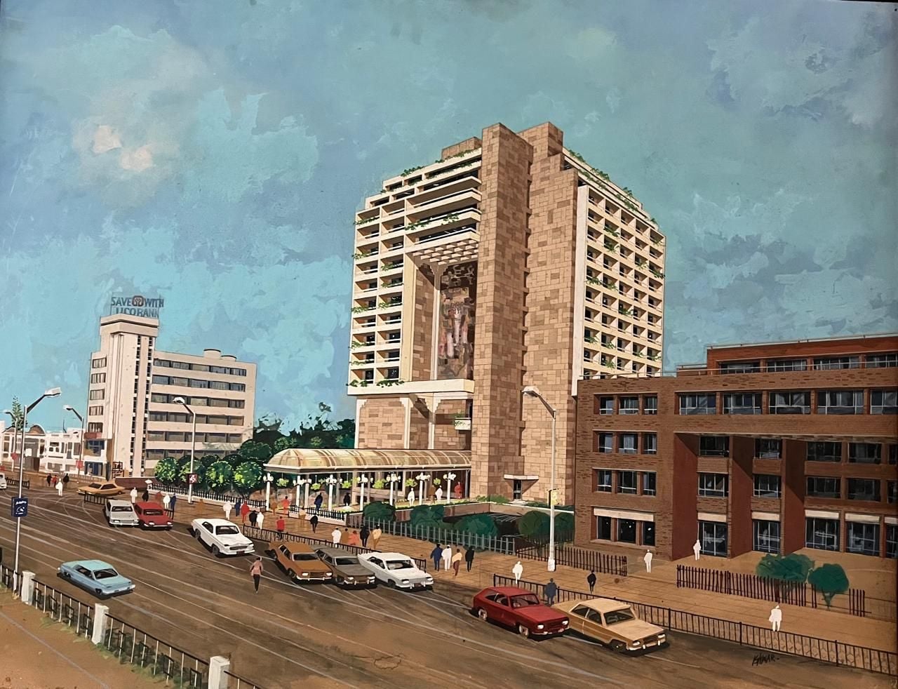 Thomas Associates, Barton Centre, Bengaluru, 1990. Photo: Thomas Associates