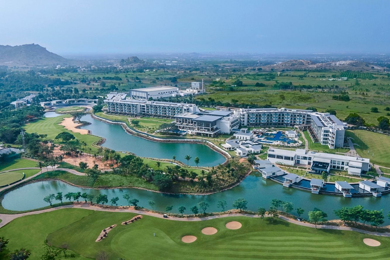 Thomas Associates, Golfshire Marriott resort, Bengaluru, 2022. Photo: Thomas Associates
