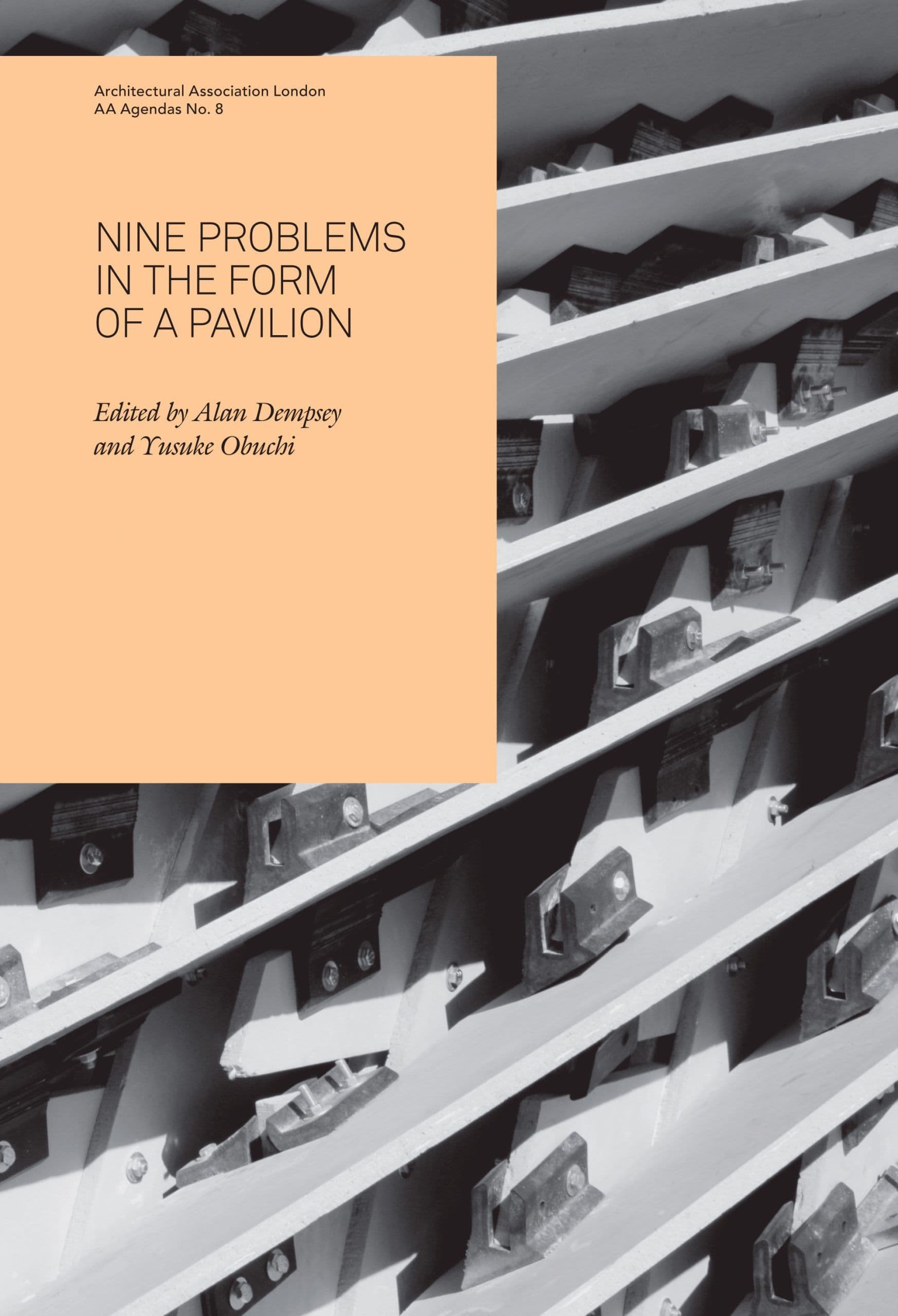 Cover artwork for AA Agendas – Nine Problems in the Form of a Pavilion